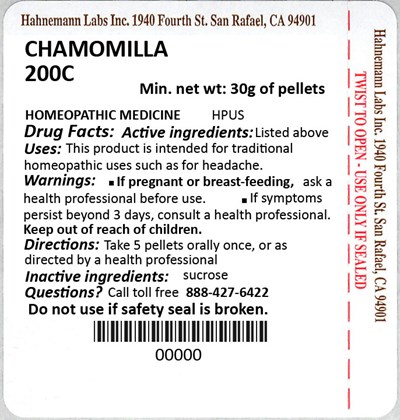 Chamomilla 200c 30g (Chamomilla 200c 30g)